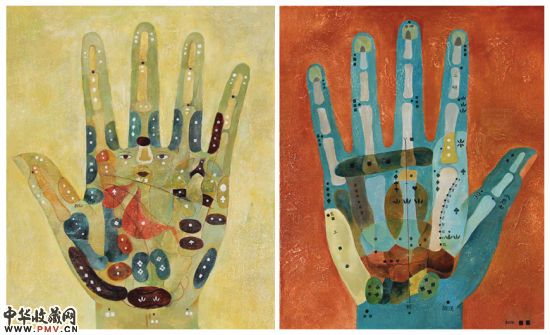 《相生》布面油画100×50