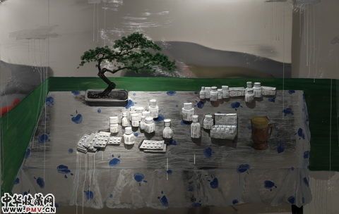 张晓刚作品