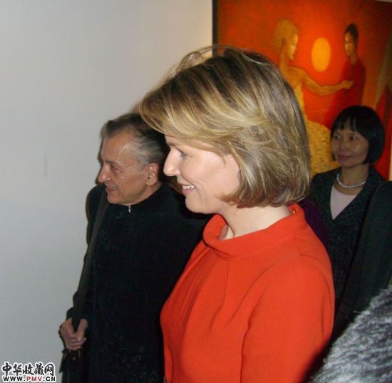 王妃与画家Emile Maeyens