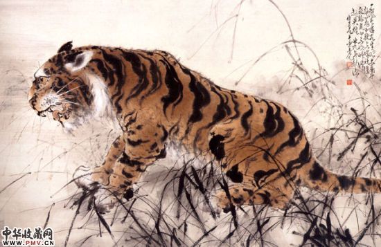 李守真作品《草泽雄风》