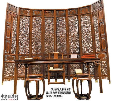 精美的红木家私。