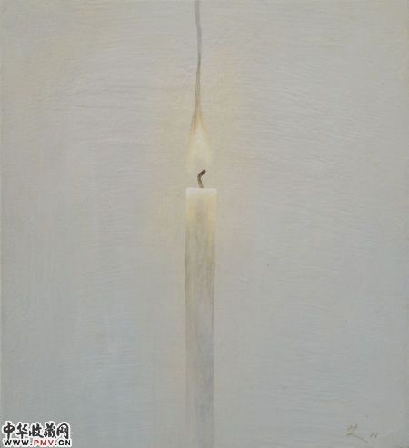 烛光2号 2011 30x27 板上布面丙烯