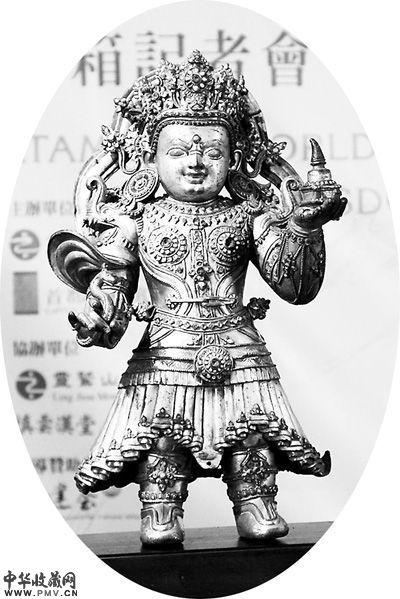 藏传佛像广目天王。