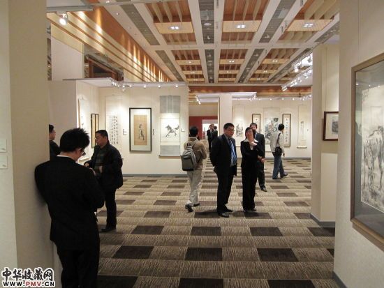 书画展厅内部
