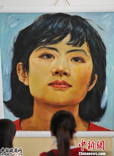 图为作者自画像。　刘冉阳　摄