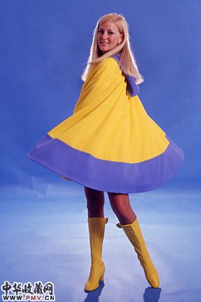 美国Hugdes Airwest航空公司空姐制服。