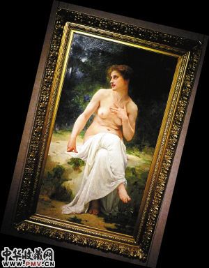 纪尧姆・西涅克作品《宁芙女神》。