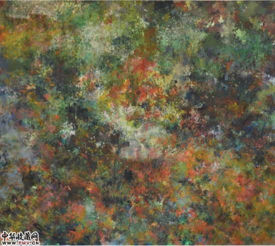 明姬画作《北园》