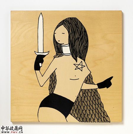 斯黛比女人木砖系列之一。