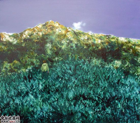 王玺作品：拿可乐的行者