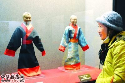 陕西汉阳陵出土的陶俑