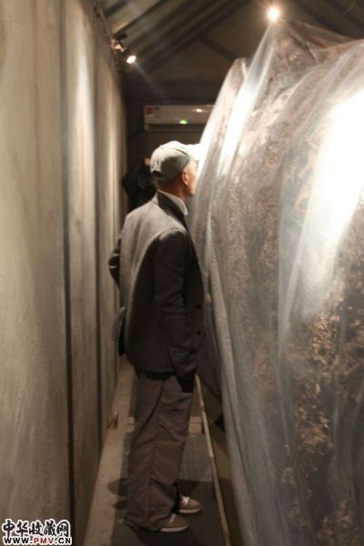 狭窄的户外装置白蚁房，一棵重达20 吨、直径2 米、长9 米的非洲千年老树中，无数白蚁在其中生灭。因白蚁都在树干里面，外表看不出来，后来又加入了大量黑蚁增强视觉效果。