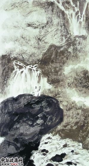 南京博物院院藏傅抱石作品。