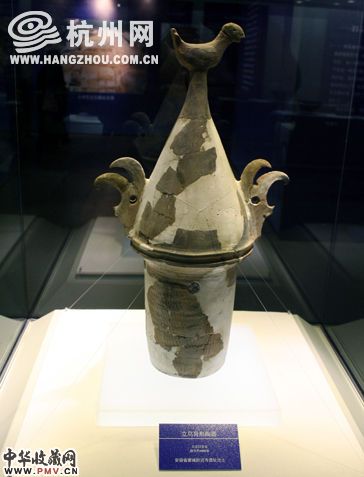 展出文物之大汶口立鸟异形陶器