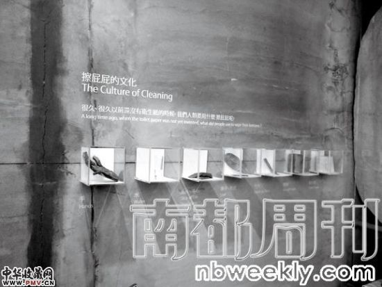 3楼纸展区，纸的历史介绍。