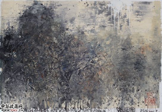 王易罡 《浅绛系列作品2012';46号》 240cmx116cm 2012