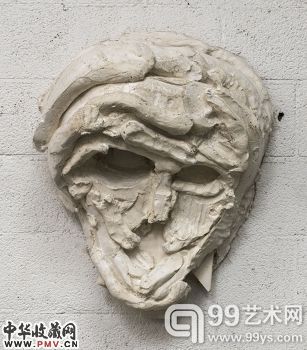 托马斯・豪斯雅戈雕塑作品《罗马面具II》