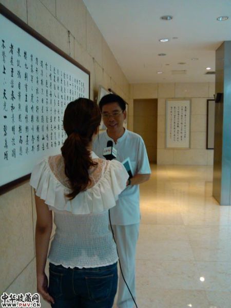 媒体采访艺术家李传波