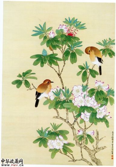 《天目山杜鹃》(1956),曾获上海青年美展一等奖、全国青年美展二等奖。