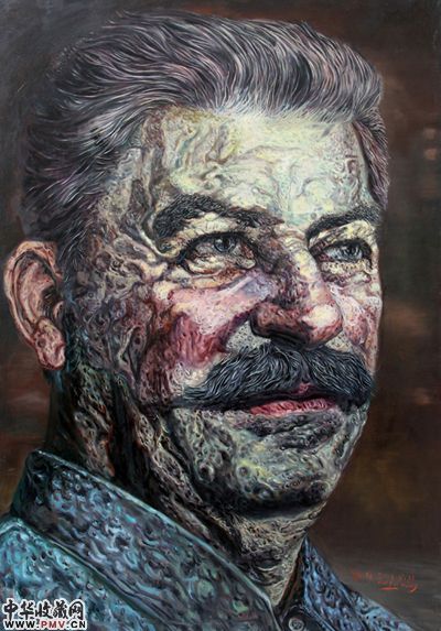 约瑟夫・维萨里奥诺维奇・斯大林 2013年140X200cm 布面油