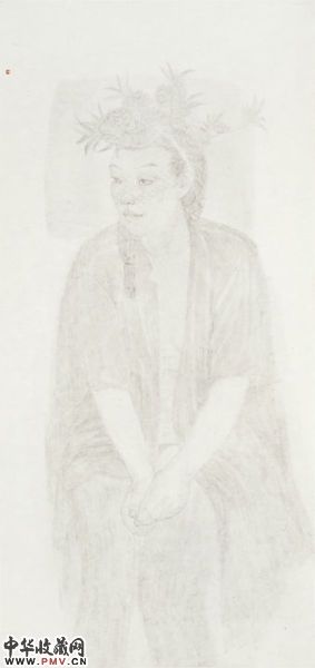 颜海蓉 一痕139cmX69cm 2012年