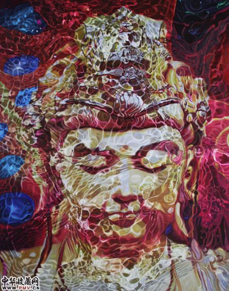 作品 霞光Sunglow Oil on canvas 182x142cm 2014 