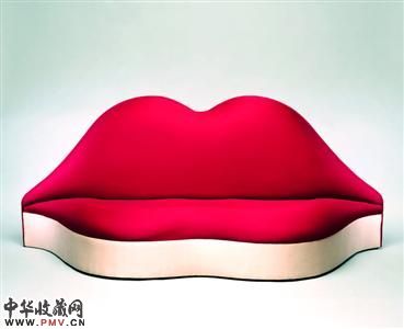 《梅伟斯的达利唇形沙发》