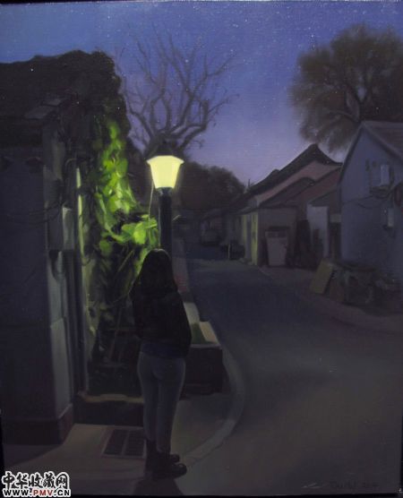 杜汇 你是否和我一样在熟悉的地方等我 2014 布面油画 50×60cm