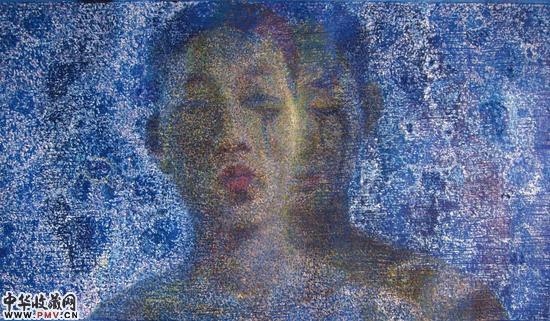 《hua…》 综合材料 64x36  解仡