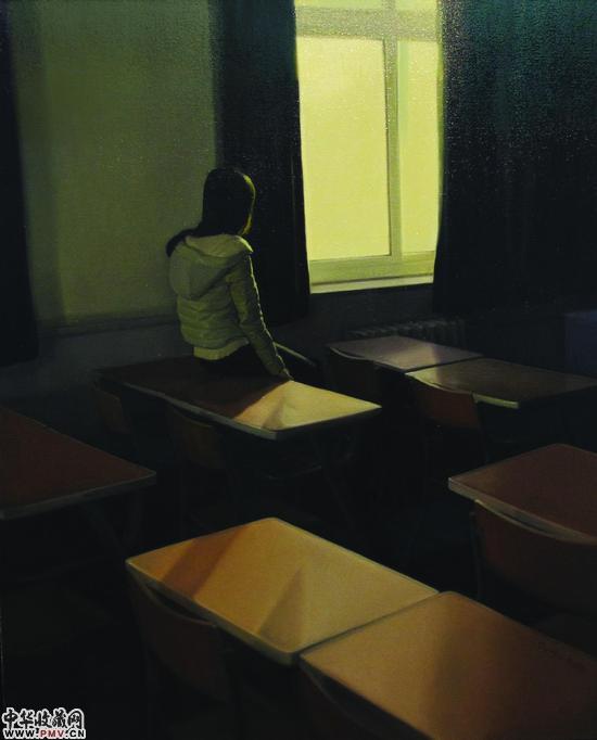 【尹朝阳奖】杜汇 我在曾经温暖过我的阳光下温暖我 布面油彩 110×90cm 中央美术学院 2014