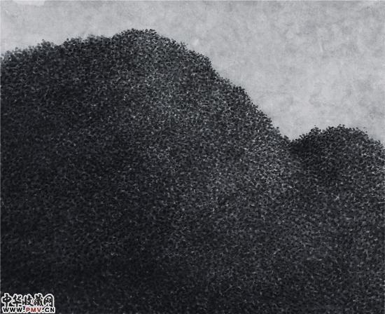 丛林No.01 33x40.5cm 纸本水墨 2015