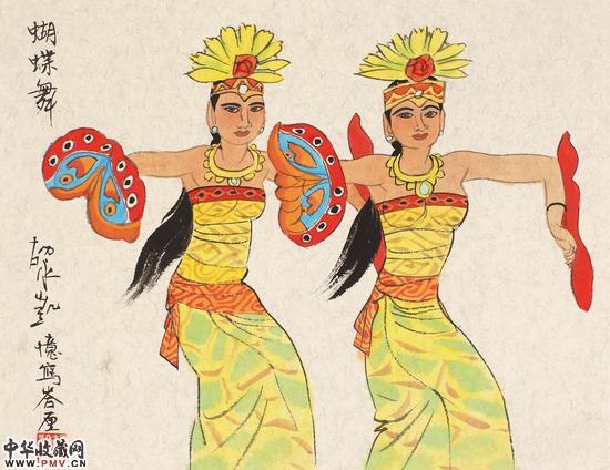 胡永凯  蝴蝶舞  32cm×41cm