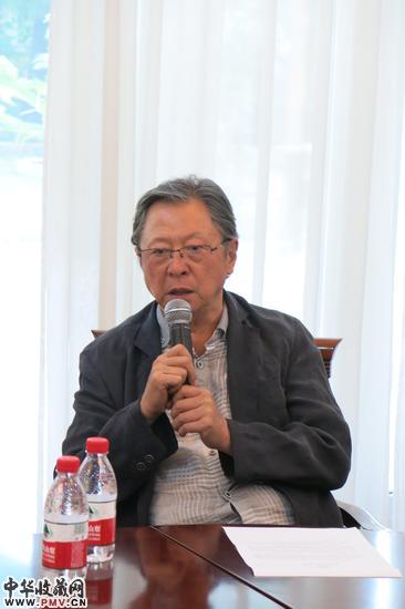 中国国家画院国画院副院长、收藏国韵文华书画院院长李宝林致辞