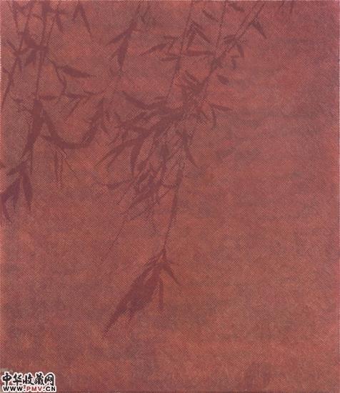 《宫墙柳2》130x150cm 布面 国画颜料 2015