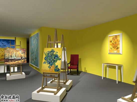 “梵高地图“虚拟现实艺术展