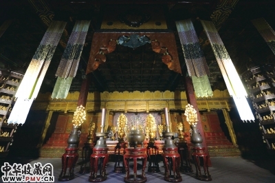 慈宁宫花园内的收藏咸若馆。 06-07版图片 京华时报记者 王海欣 摄