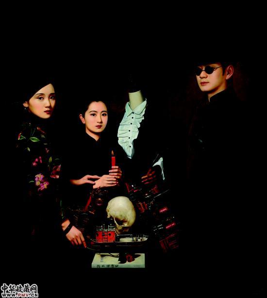 （大民国--新洋务）尺寸180X200CM 布面油画 2015