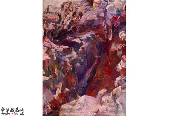 3，年重 杨知行,聚人 声速黄土地　油画Yellow Earth at speed of sound,...