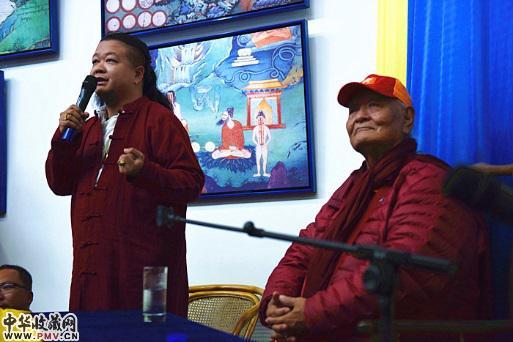 艺术家张大色致辞