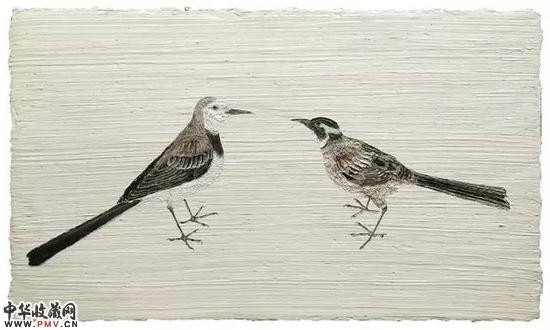 王焱 《羽语》  70×130cm 布面油画 2015