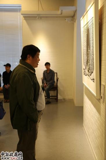 无垠之际——比利时著名艺术家斯吕思作品展 观众参观展览