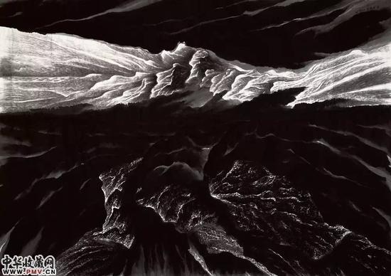 东方既白 Dawning of the east 200cm×300cm 2008年