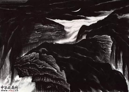 铁骨寒月共悠悠 moonlight 180cm×240cm 2007年?