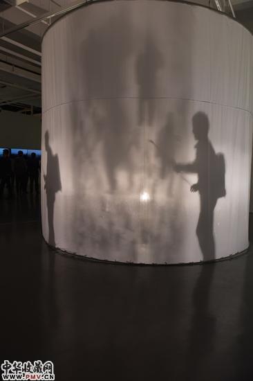 “四界”艺术展 现场