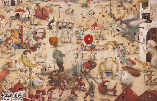 中原《音乐人》 102x158cm艺术微喷 2015