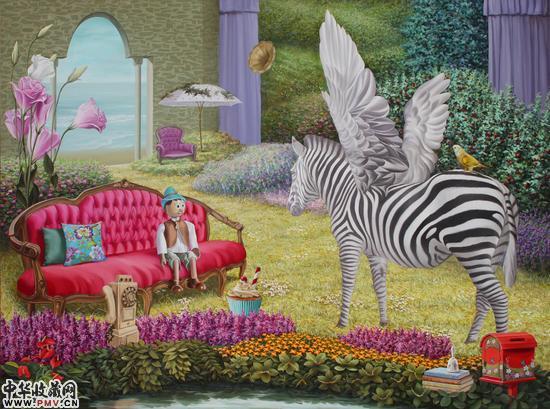 黄济性 风之循环 130.3X97cm 布面油画 2015