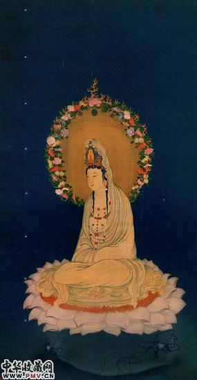 善画佛造像清御用宫廷画师丁观鹏作品欣赏 收藏资讯