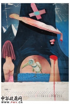 北京现在画廊代理艺术家王劲松的作品《无题 No.6》