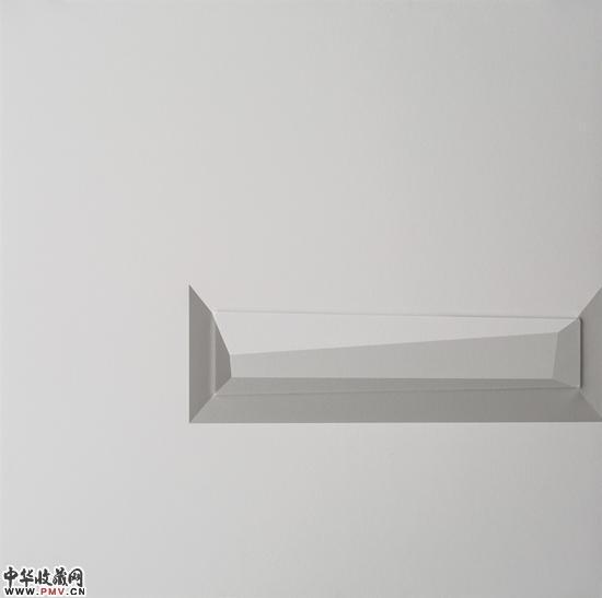 陈思含《灰#109》 综合材料 60x60cm 2015