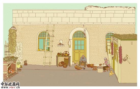 马娟《故园日记之三》丝网版 27c×40cm 2014